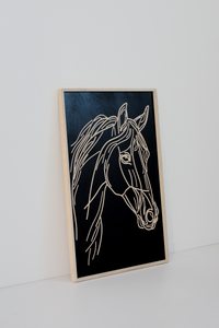 WoodBlack - Horse