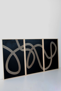 WoodBlack - Rope (3 Parça Set)