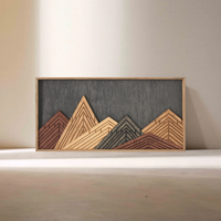 WoodDesign - Dağlar III (30x60cm) (Outlet)