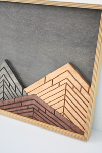 WoodDesign - Dağlar (30x60cm) (Outlet)