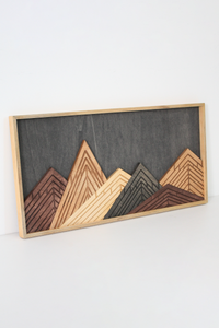 WoodDesign - Dağlar IIII (30x60cm) (Outlet)