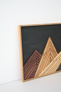 WoodDesign - Dağlar (40x80cm) (Outlet)