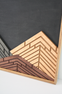 WoodDesign - Dağlar (40x80cm) (Outlet)