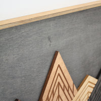 WoodDesign - Dağlar V (40x80cm) (Outlet)