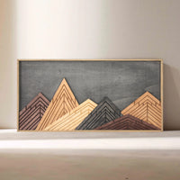 WoodDesign - Dağlar V (40x80cm) (Outlet)