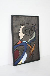 WoodArt - Baykuş 42x62cm (Outlet)