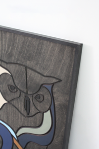 WoodArt - Baykuş 42x62cm (Outlet)