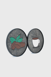 WoodArt - Coffee (2 Parça)
