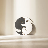 WoodArt - Yin Yang Kediler - Kedi