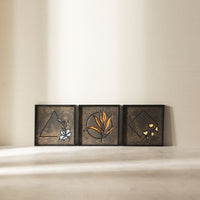 WoodArt - Flores (3 Parça)