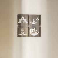 WoodColor - BlackYoga Set(4parça)