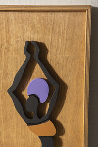 WoodAfrican  - Afrikalı Dansçı Kadınlar (Kabartma - Ceviz)