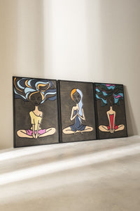 WoodArt - Boho Girls (3 Parça Set)