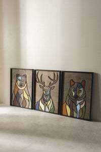 WoodArt - Buga, Urek, Chono - Geyik, Ayı, Kurt