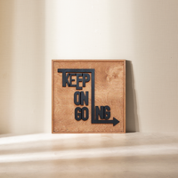 WoodMotto  - Keep on Going