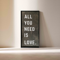 WoodMotto - All You Need is Love