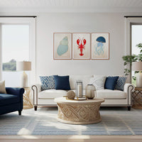 WoodMarine - Lobster Jellyfish Seashell Set