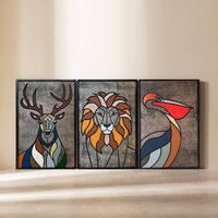 WoodArt - Khoton, Leo, Buga - Pelikan, Aslan, Geyik