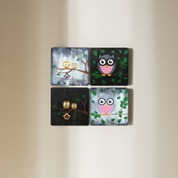 WoodColor - Baykuş Serisi (4 Parça)