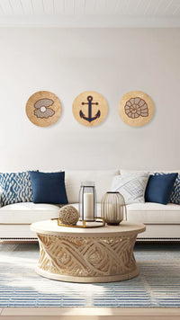 WoodMarine - Pearl Anchor Nautilus Set