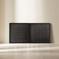 WoodDesign - Black Lines Set (2 Parça Set)