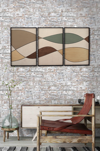 WoodLine - Cross Pastel (3 Parça Set)