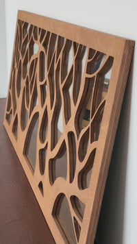 WoodMirror - Twin Trees II (Yatay)