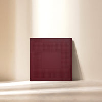 WoodDesign Spot bordo ahşap duvar tablosu 40x40 cm