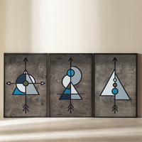 Woodart - Tiwaz Laguz Isaz (3 Parça Set)