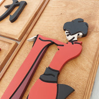 WoodArt  - Geisha  (Kabartma - Ceviz)