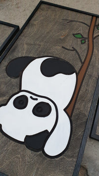 WoodColor - Sevimli Pandalar  (3 Parça)