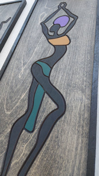 WoodAfrican  - Afrikalı Dansçı Kadınlar