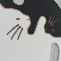 WoodArt - Yin Yang Kediler - Kedi