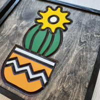 WoodColor - Renkli Kaktüs Serisi (3 Parça)