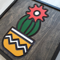 WoodColor - Renkli Kaktüs Serisi (3 Parça)