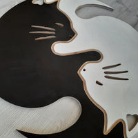 WoodArt - Yin Yang Kediler - Kedi