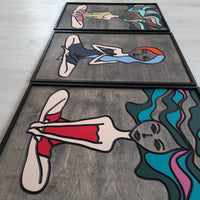 WoodArt - Boho Girls (3 Parça Set)