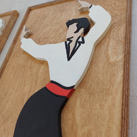WoodArt  - Flamenko (Kabartma - Ceviz)