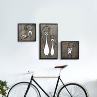 WoodColor - Kedi Ailesi (3 Parça)