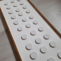 WoodDesign - White Dots