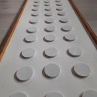 WoodDesign - White Dots