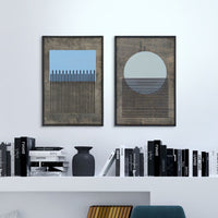 WoodLine - Deniz ve Mehtap  (2 Parça Set)