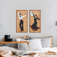 WoodArt  - Flamenko (Kabartma - Ceviz)
