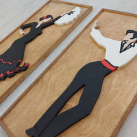 WoodArt  - Flamenko (Kabartma - Ceviz)