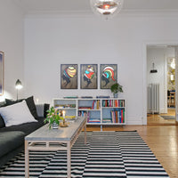 WoodAfrican - Afrika Kadınları - Himba Black Serisi