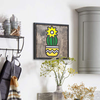 WoodColor - Renkli Kaktüs Serisi (3 Parça)