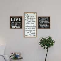 WoodMotto - Life Serisi (3 Parça)