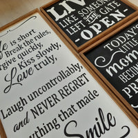 WoodMotto - Life Serisi (3 Parça)