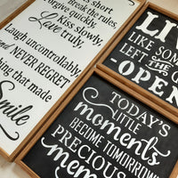 WoodMotto - Life Serisi (3 Parça)