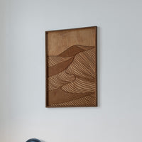 WoodLine - Mountain Line Art